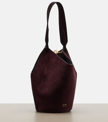 Tote Bag Lotus Mini aus Kalbshaar und Veloursleder | Khaite