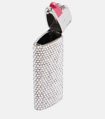 Flame Mini crystal-embellished pillbox | Judith Leiber Couture