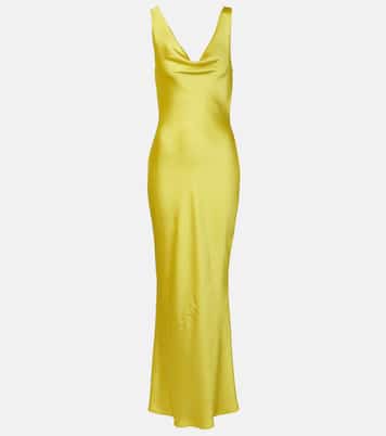 Maria satin gown | Norma Kamali