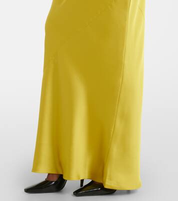Maria satin gown | Norma Kamali