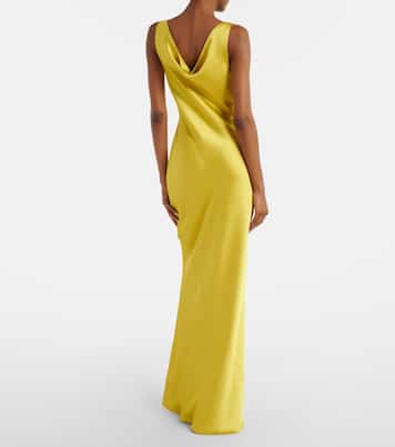 Maria satin gown | Norma Kamali