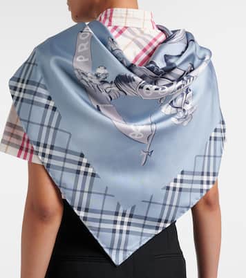 EKD silk twill scarf | Burberry