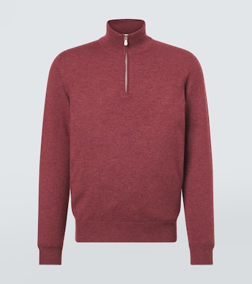 Cashmere half-zip sweater | Brunello Cucinelli