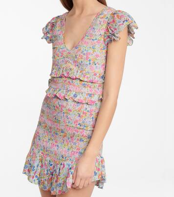 Mini-robe Sonora à fleurs en coton | LoveShackFancy