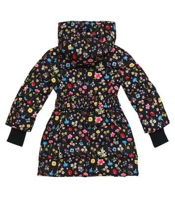 Floral padded coat | Monnalisa