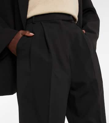 Pantaloni Bea in twill a vita alta | The Frankie Shop