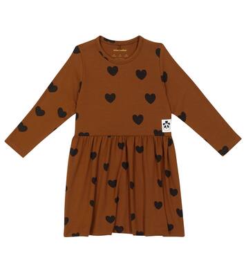 Hearts lyocell-blend dress | Mini Rodini