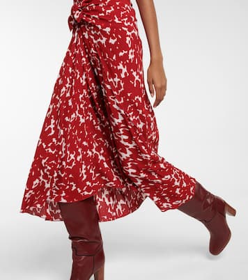 Kalliope crêpe midi skirt | Altuzarra