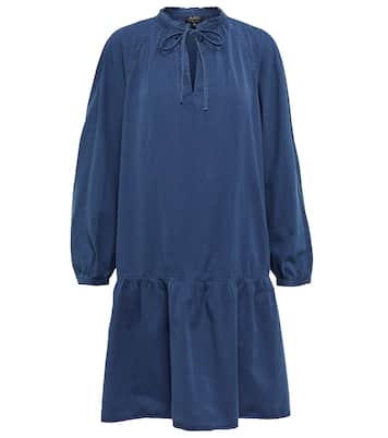 Natalia cotton-blend minidress | A.P.C.