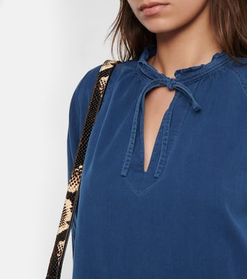 Natalia cotton-blend minidress | A.P.C.