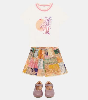 Pattie printed cotton T-shirt | Zimmermann Kids