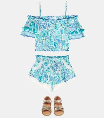 Lulu printed shorts | Poupette St Barth Kids