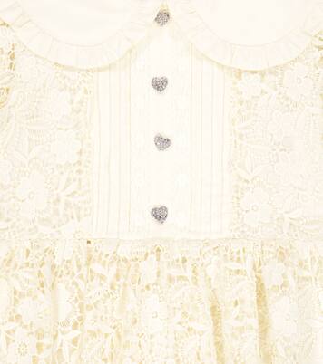 Embellished guipure lace dress | Self-Portrait Kids