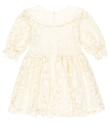 Embellished guipure lace dress | Self-Portrait Kids