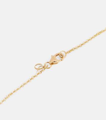 Nesting Gem 18kt gold necklace with diamond | Octavia Elizabeth