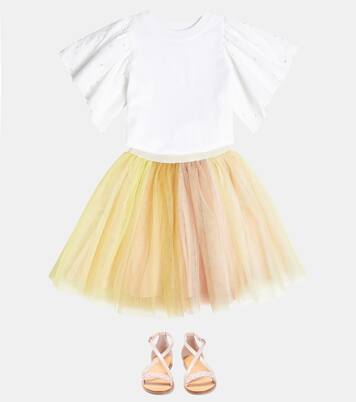 Charm tulle skirt | Bonpoint