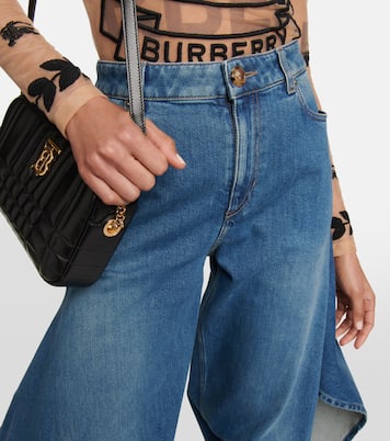 High-Rise Wide-Leg Jeans | Burberry