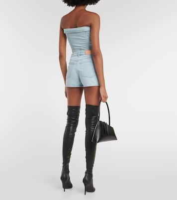 Short à taille haute en jean | Dion Lee