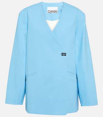Blazer aus Baumwolle | Ganni