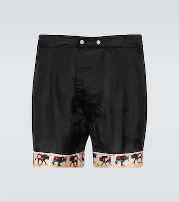 Taureau printed silk boxers | Bode