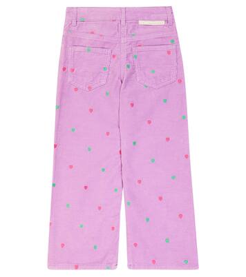 Bestickte Hose aus Cord | Stella McCartney Kids