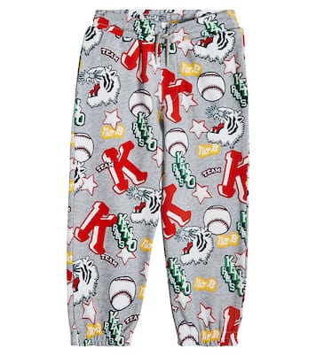 Printed cotton sweatpants | Kenzo Kids