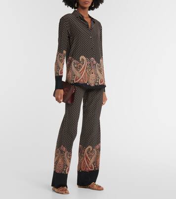 Pantalon ample en velours | Etro