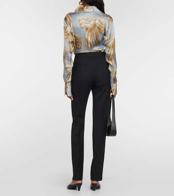 Pantalon droit Evan en laine | Nili Lotan