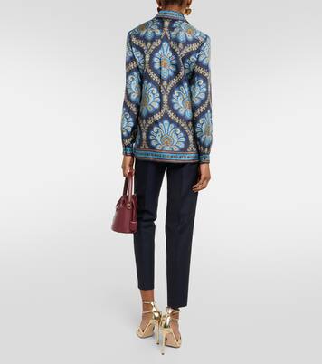 Printed silk twill shirt | Etro