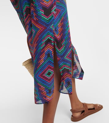 Bedrucktes Hemdblusenkleid Dj aus Baumwolle | Eres