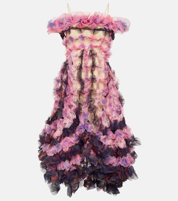 Abito midi in tulle | Susan Fang