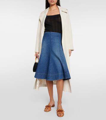 Embellished leather mules | See By Chloé