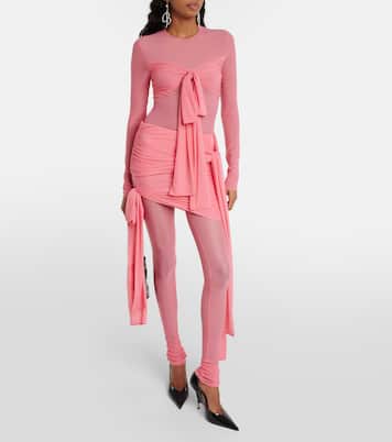 Minifalda de jersey fruncida | Blumarine