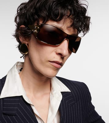 Triomphe Metal Racer shield sunglasses | Celine Eyewear