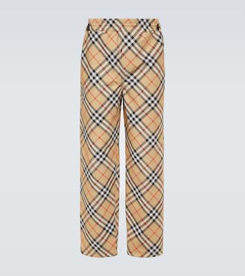 Checked track pants | Burberry