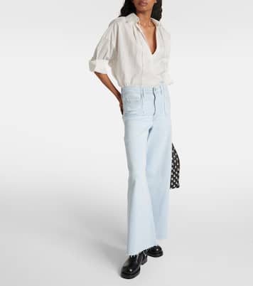 Wide-Leg Cropped Jeans Le Palazzo | Frame