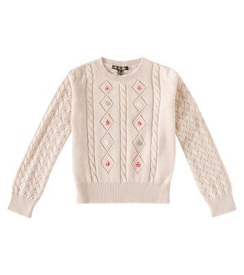 Cotton and cashmere sweater | Loro Piana Kids
