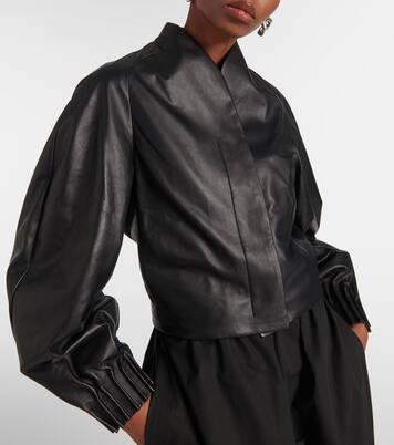 Cropped-Lederjacke Aram | Fforme