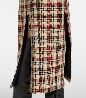 Midirock aus Wolle und Baumwolle | Rabanne