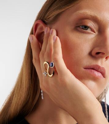 Bague Reign Supreme en or 18 ct, diamants et saphirs | Yeprem