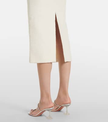 Bridal bouclé midi dress | Self-Portrait