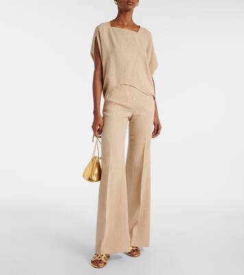 Pantoletten Amalfi 45 aus Metallic-Leder | Gianvito Rossi