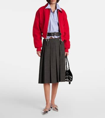 Didi金属感皮革露跟平底鞋 | Jimmy Choo