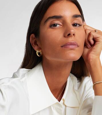 Ohrringe Swerve aus 10kt Gelbgold (417/1000) | Stone and Strand