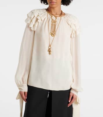 Top aus Seide | Chloé