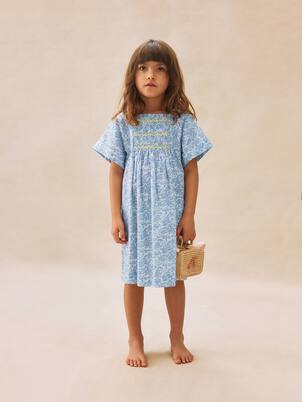 Paysanne floral smocked cotton dress | Bonpoint