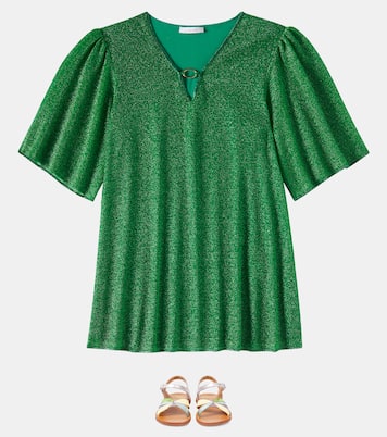 Lumière lamé beach dress | Oséree Kids