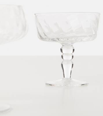 Set Diseguale aus sechs Champagnerschalen | Bitossi