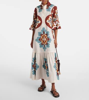 Artemis printed cotton shirtdress | La DoubleJ