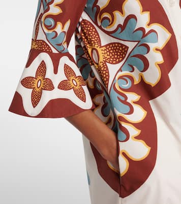 Artemis printed cotton shirtdress | La DoubleJ